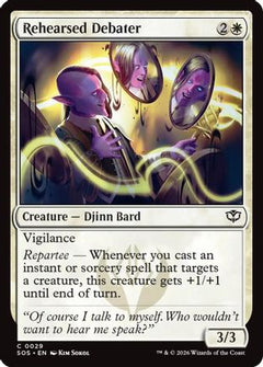 Rehearsed Debater (SOS-029) - Secrets of Strixhaven Foil-1