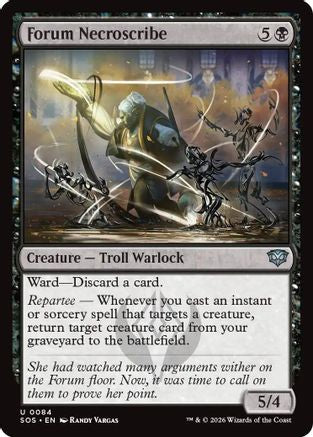 Forum Necroscribe (SOS-084) - Secrets of Strixhaven Foil-1