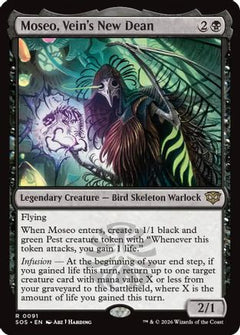 Moseo, Vein's New Dean (SOS-091) - Secrets of Strixhaven Foil-1