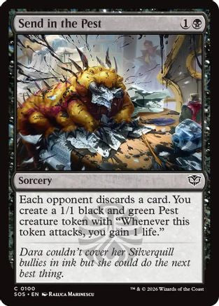Send in the Pest (SOS-100) - Secrets of Strixhaven Foil-1