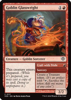Goblin Glasswright (SOS-117) - Secrets of Strixhaven Foil-1