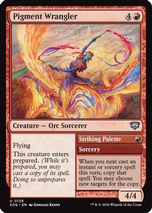 Pigment Wrangler (SOS-126) - Secrets of Strixhaven Foil-1