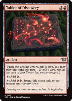 Tablet of Discovery (SOS-132) - Secrets of Strixhaven Foil-1