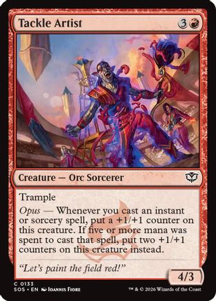 Tackle Artist (SOS-133) - Secrets of Strixhaven Foil-1