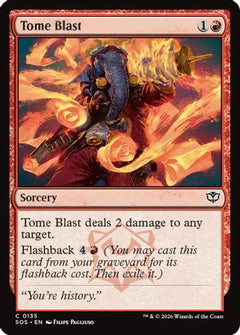 Tome Blast (SOS-135) - Secrets of Strixhaven-1