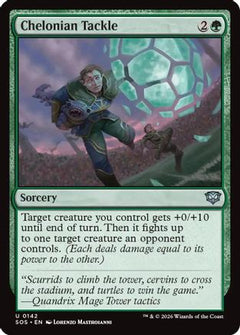 Chelonian Tackle (SOS-142) - Secrets of Strixhaven Foil-1