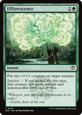 Efflorescence (SOS-144) - Secrets of Strixhaven Foil-1
