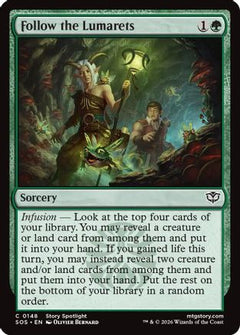Follow the Lumarets (SOS-148) - Secrets of Strixhaven Foil-1