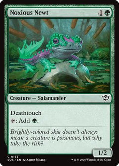 Noxious Newt (SOS-155) - Secrets of Strixhaven-1