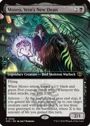 Moseo, Vein's New Dean (Extended Art) (SOS-326) - Secrets of Strixhaven-1