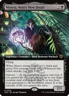 Moseo, Vein's New Dean (Extended Art) (SOS-326) - Secrets of Strixhaven Foil-1