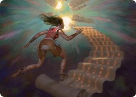 Pursue the Past Art Card (ASSOS-022) - Art Series: Secrets of Strixhaven-1