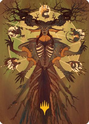 Culling Ritual Art Card (Gold-Stamped Planeswalker Symbol) (ASSOS-048) - Art Series: Secrets of Strixhaven-1