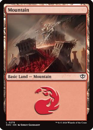Mountain (0278) (SOS-278) - Secrets of Strixhaven-1