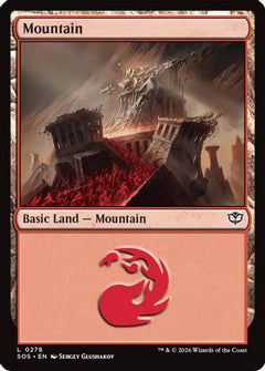 Mountain (0278) (SOS-278) - Secrets of Strixhaven Foil-1