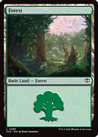 Forest (0280) (SOS-280) - Secrets of Strixhaven-1