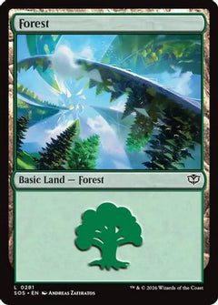 Forest (0281) (SOS-281) - Secrets of Strixhaven Foil-1