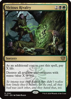 Vicious Rivalry (PPSOS-241) - Promo Pack: Secrets of Strixhaven Foil-1