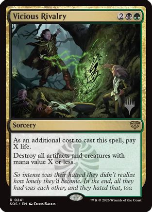 Vicious Rivalry (PPSOS-241) - Promo Pack: Secrets of Strixhaven-1