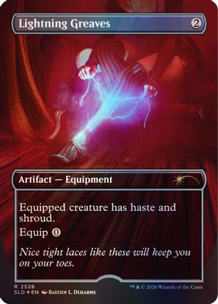 Lightning Greaves (2526) (SLD-2526) - Secret Lair Drop Series Foil-1
