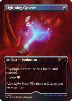 Lightning Greaves (2526) (SLD-2526) - Secret Lair Drop Series Foil-1