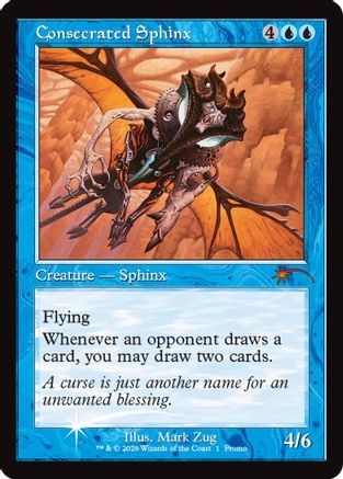 Consecrated Sphinx (Retro Frame) (MFP-001) - MagicFest Cards Foil-1