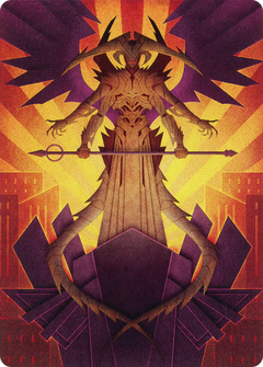 Atraxa, Praetors' Voice // Atraxa, Praetors' Voice (AMOM-077) - March of the Machine Art Series (Borderless)-3