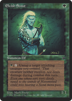 Elvish Scout (Mark Poole) [Fallen Empires]-1
