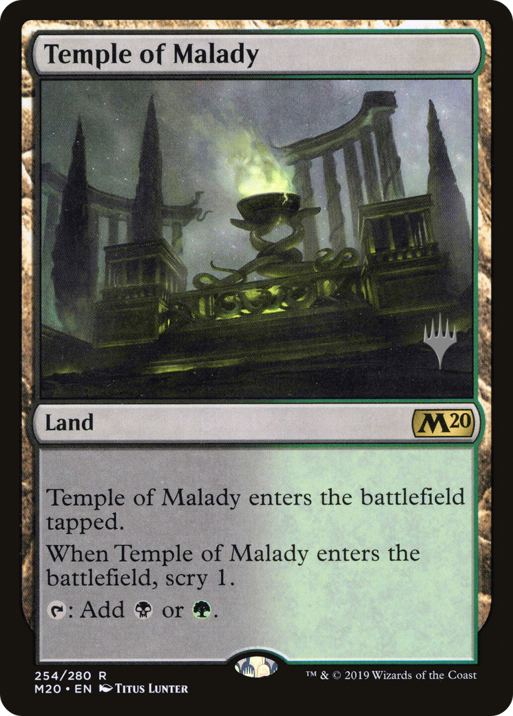 Temple of Malady (Promo Pack) [Core Set 2020 Promos]-1