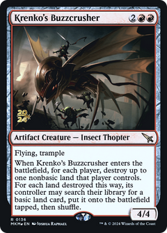 Krenko's Buzzcrusher [Murders at Karlov Manor Prerelease Promos]-1