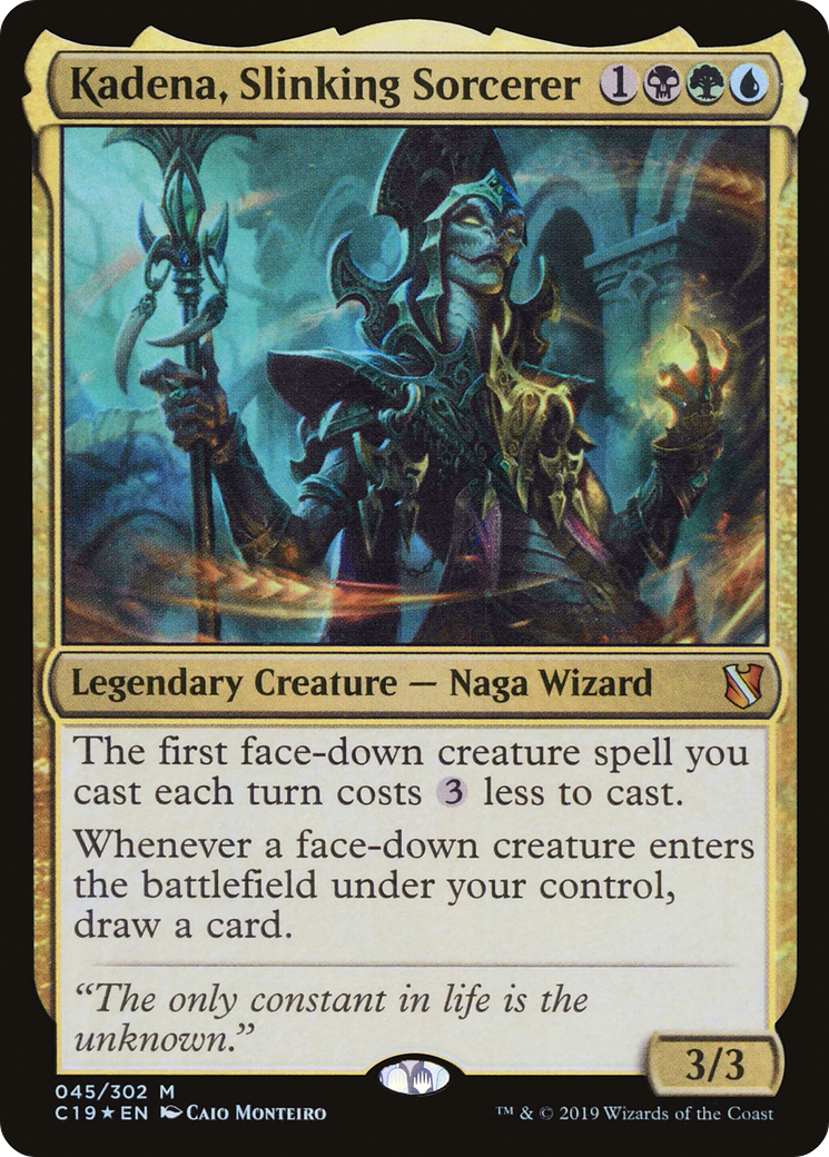 Kadena, Slinking Sorcerer [Commander 2019]-1