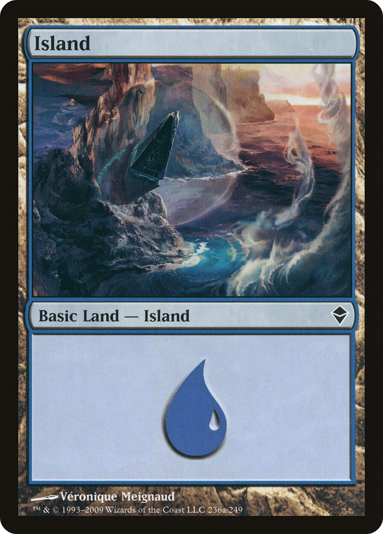 Island (236a) [Zendikar]-1