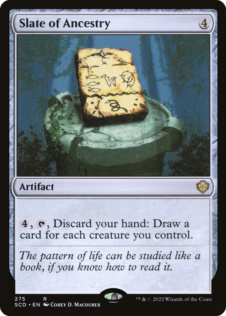 Slate of Ancestry [Starter Commander Decks]-1