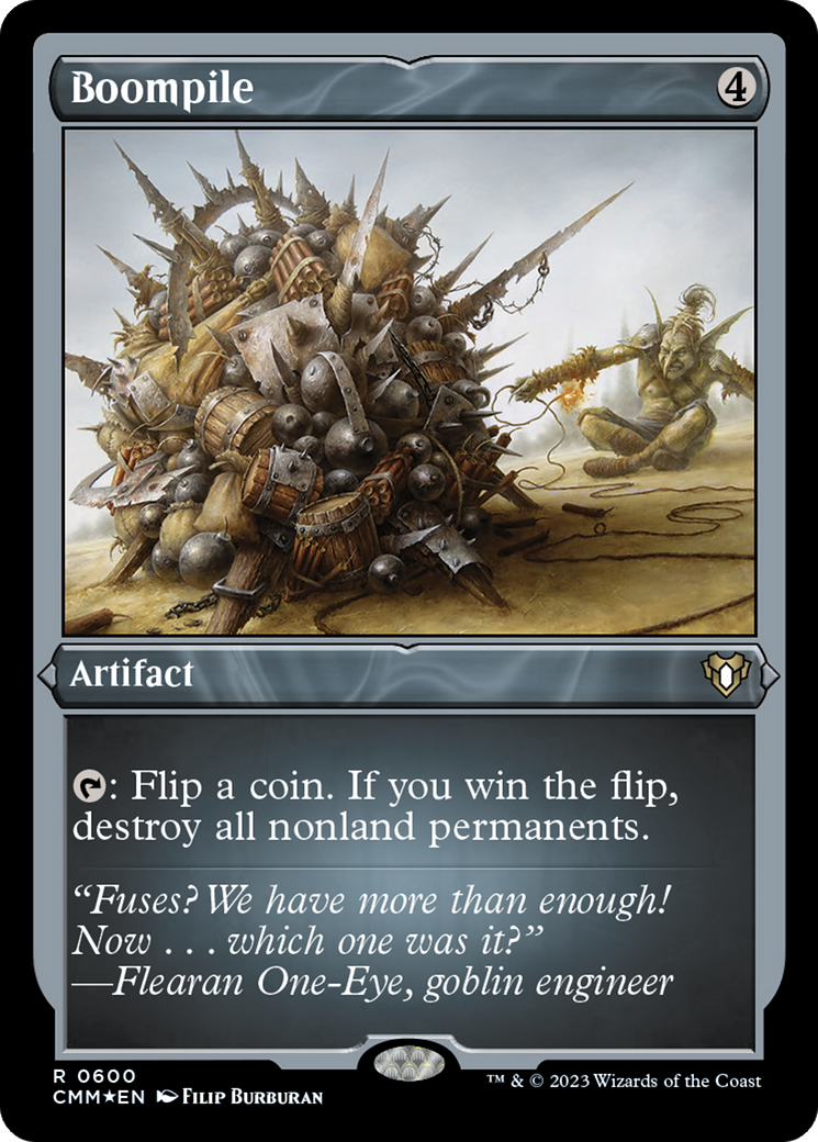Boompile (CMM-600) - Commander Masters Etched Foil-1