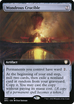 Wondrous Crucible (Extended Art) (BRC-067) - The Brothers' War Commander: (Extended Art)-1