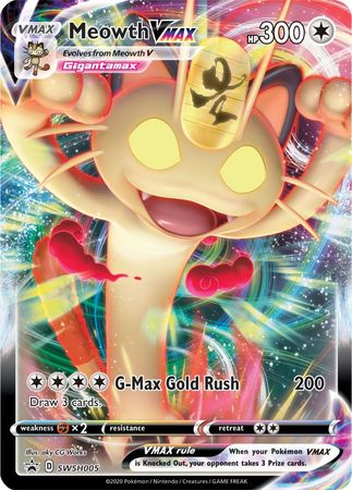 Meowth VMAX (SWSH005) [Sword & Shield: Black Star Promos]-1