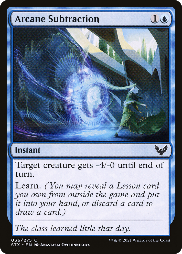 Arcane Subtraction [Strixhaven: School of Mages]-1