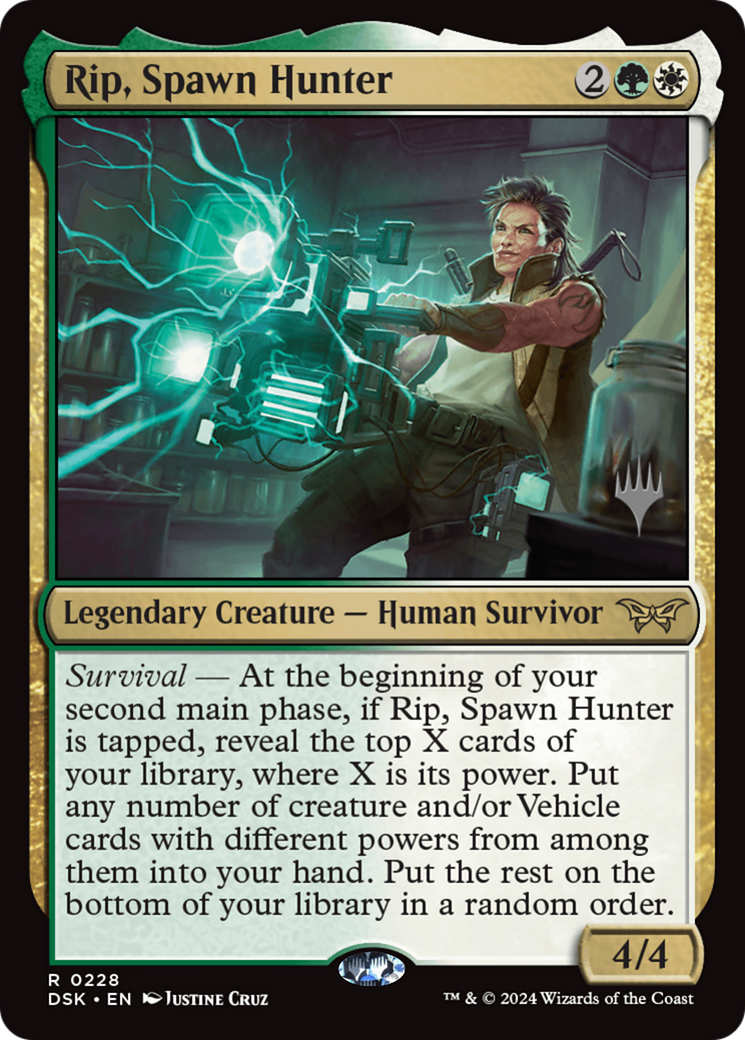 Rip, Spawn Hunter (Promo Pack) [Duskmourn: House of Horror Promos]-1