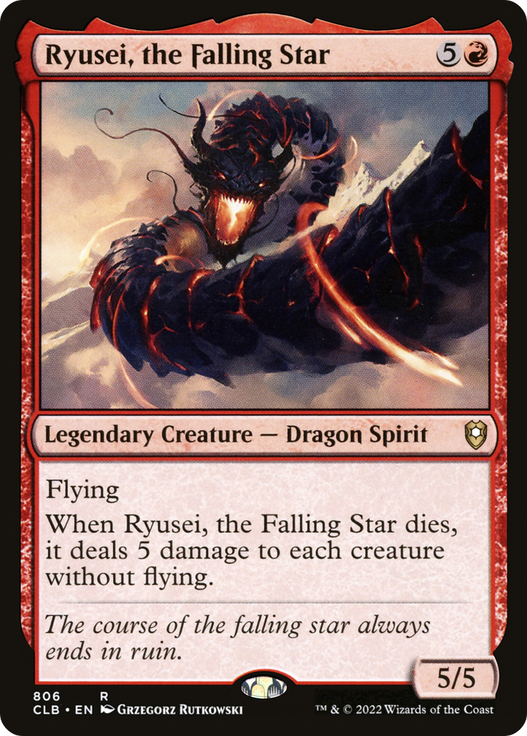 Ryusei, the Falling Star [Commander Legends: Battle for Baldur's Gate]-1