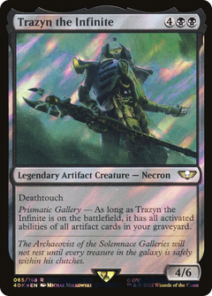 Trazyn the Infinite (Surge Foil) (40K-065) - Warhammer 40,000 Commander Foil-1