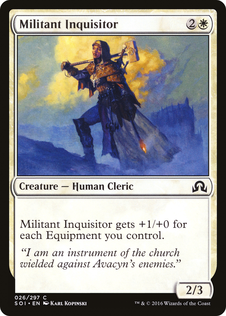 Militant Inquisitor [Shadows over Innistrad]-1