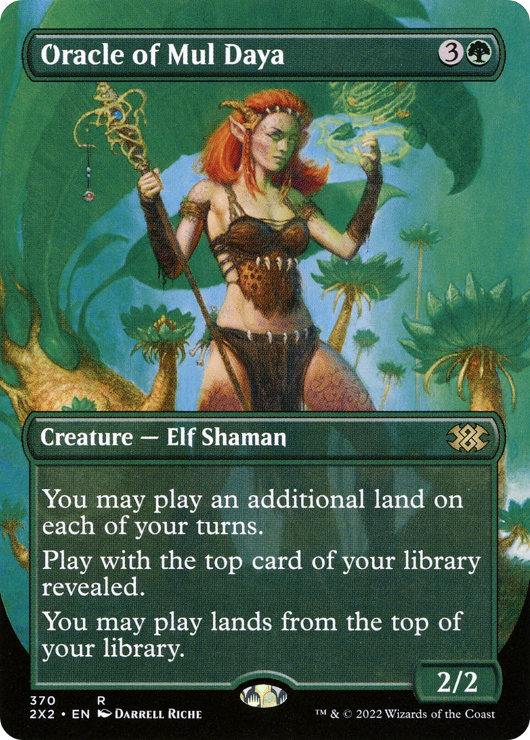 Oracle of Mul Daya (Borderless Alternate Art) [Double Masters 2022]-1