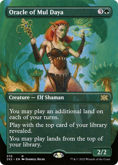 Oracle of Mul Daya (Borderless Alternate Art) [Double Masters 2022]-1