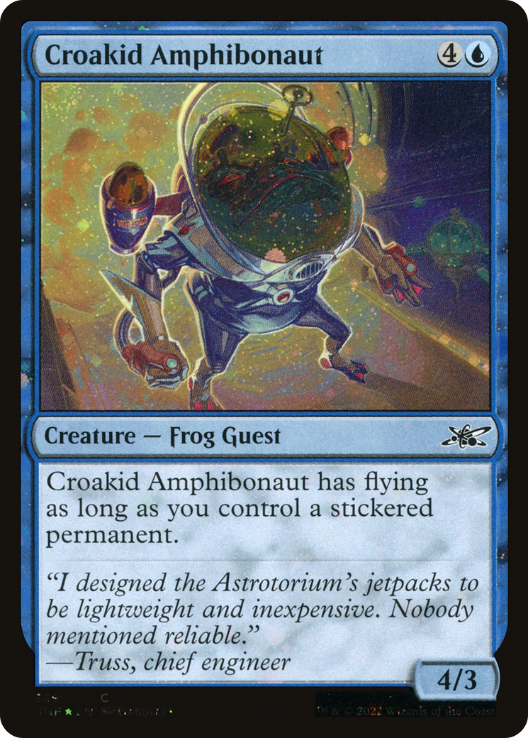 Croakid Amphibonaut (Galaxy Foil) [Unfinity]-1