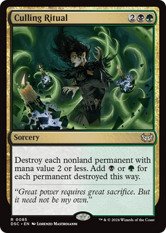 Culling Ritual [Duskmourn: House of Horror Commander]-1