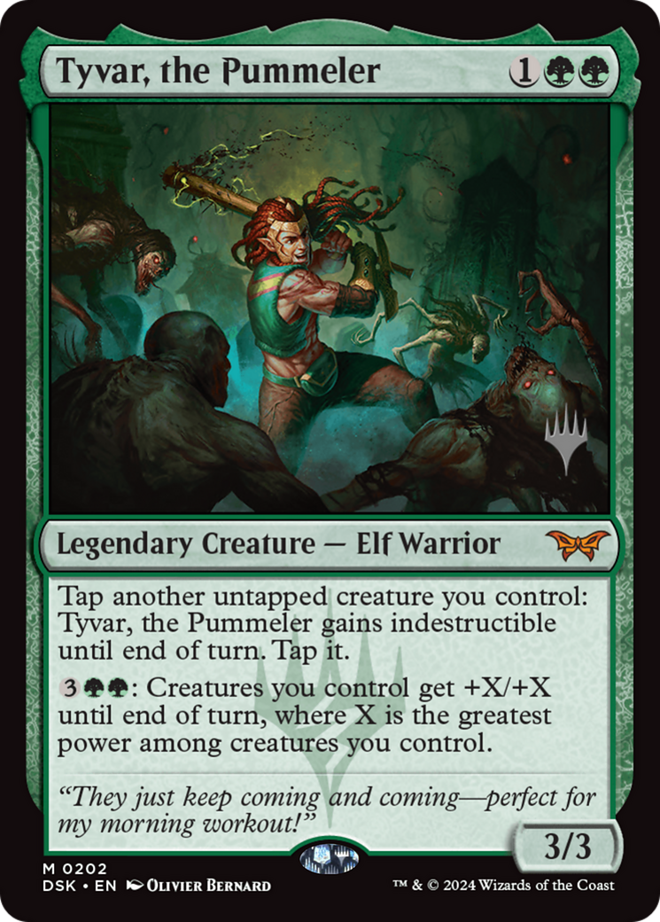 Tyvar, the Pummeler (PPDSK-202) - Duskmourn: House of Horror Promos Foil-1