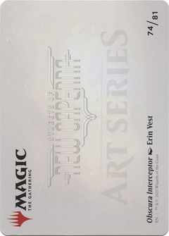 Obscura Interceptor // Obscura Interceptor (ASNC-074) - New Capenna Art Series (Borderless) Foil-2