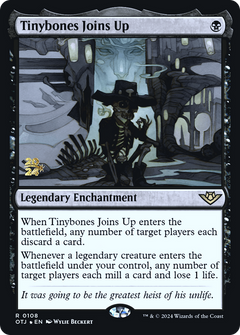 Tinybones Joins Up [Outlaws of Thunder Junction Prerelease Promos]-1