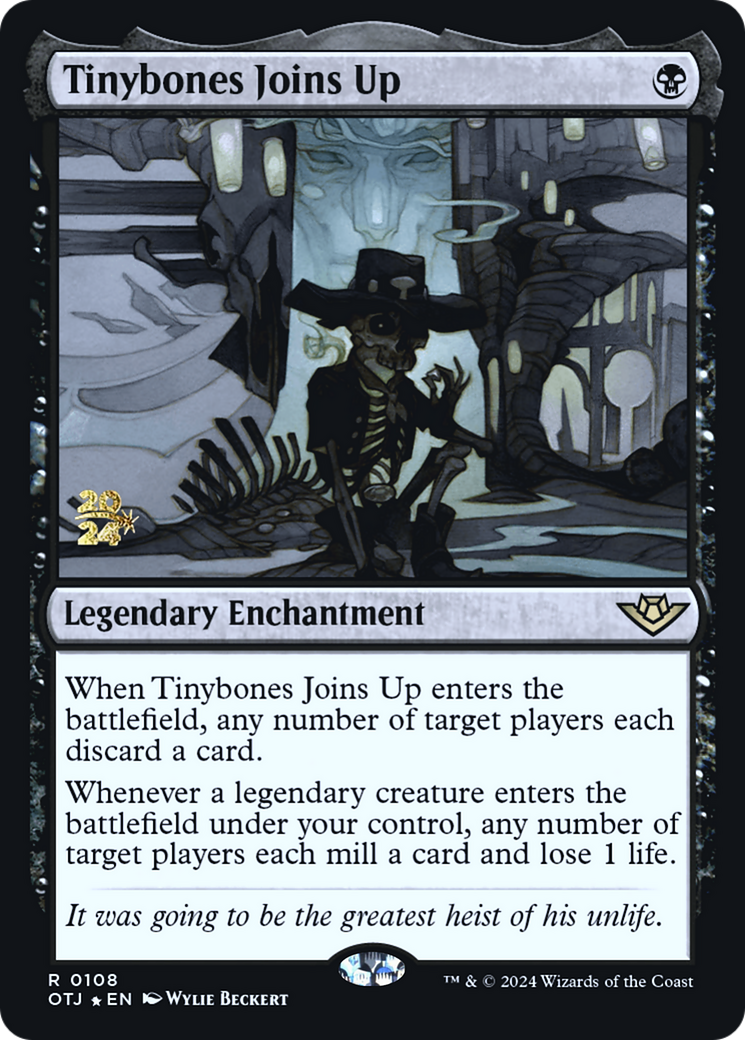 Tinybones Joins Up [Outlaws of Thunder Junction Prerelease Promos]-1