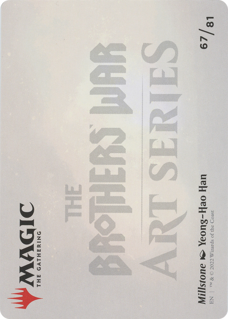 Millstone // Millstone (ABRO-067) - The Brothers' War Art Series (Borderless) Foil-2